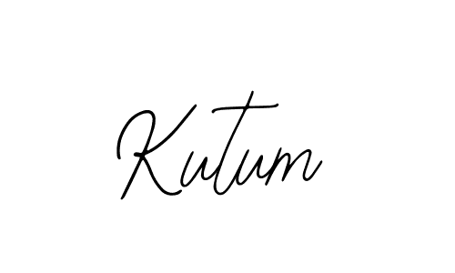 Kutum stylish signature style. Best Handwritten Sign (Bearetta-2O07w) for my name. Handwritten Signature Collection Ideas for my name Kutum. Kutum signature style 12 images and pictures png
