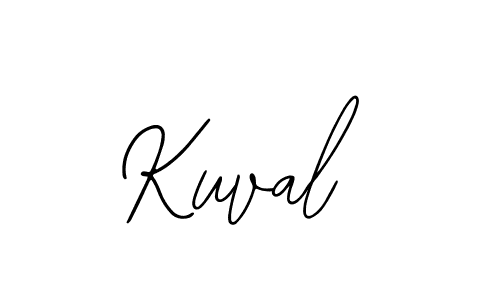 How to make Kuval signature? Bearetta-2O07w is a professional autograph style. Create handwritten signature for Kuval name. Kuval signature style 12 images and pictures png