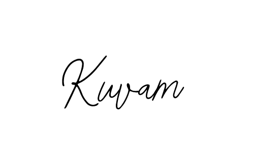 How to make Kuvam signature? Bearetta-2O07w is a professional autograph style. Create handwritten signature for Kuvam name. Kuvam signature style 12 images and pictures png
