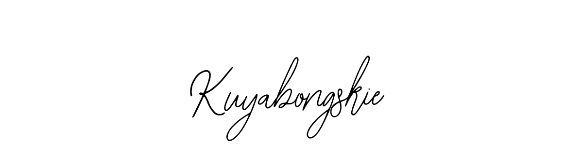 Similarly Bearetta-2O07w is the best handwritten signature design. Signature creator online .You can use it as an online autograph creator for name Kuyabongskie. Kuyabongskie signature style 12 images and pictures png