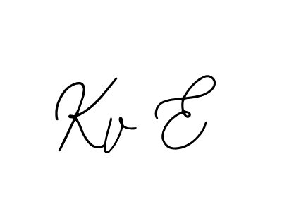 Make a beautiful signature design for name Kv E. With this signature (Bearetta-2O07w) style, you can create a handwritten signature for free. Kv E signature style 12 images and pictures png