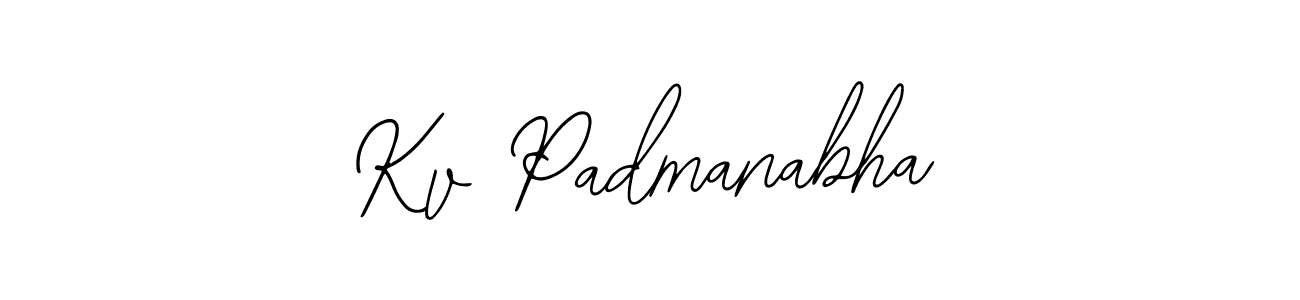 Bearetta-2O07w is a professional signature style that is perfect for those who want to add a touch of class to their signature. It is also a great choice for those who want to make their signature more unique. Get Kv Padmanabha name to fancy signature for free. Kv Padmanabha signature style 12 images and pictures png