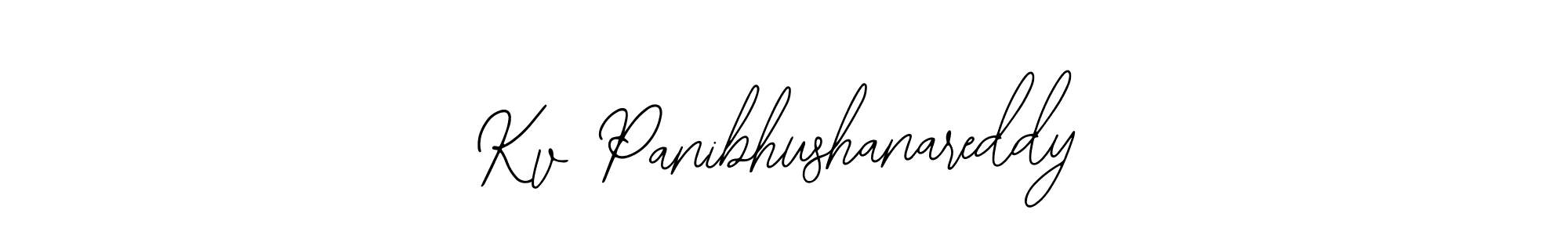 Also we have Kv Panibhushanareddy name is the best signature style. Create professional handwritten signature collection using Bearetta-2O07w autograph style. Kv Panibhushanareddy signature style 12 images and pictures png