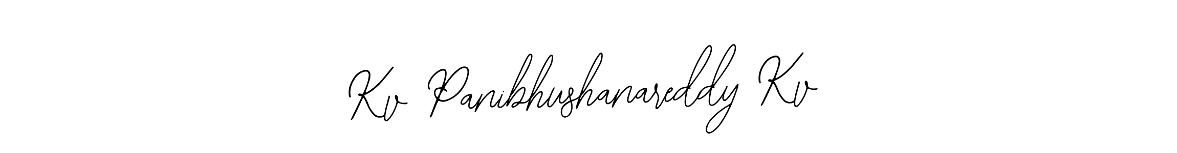 Similarly Bearetta-2O07w is the best handwritten signature design. Signature creator online .You can use it as an online autograph creator for name Kv Panibhushanareddy Kv. Kv Panibhushanareddy Kv signature style 12 images and pictures png