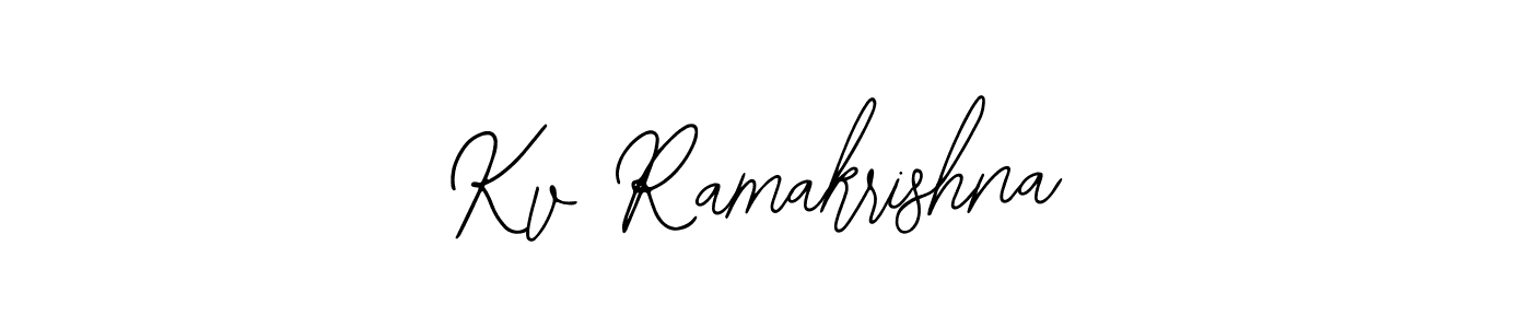 How to make Kv Ramakrishna signature? Bearetta-2O07w is a professional autograph style. Create handwritten signature for Kv Ramakrishna name. Kv Ramakrishna signature style 12 images and pictures png