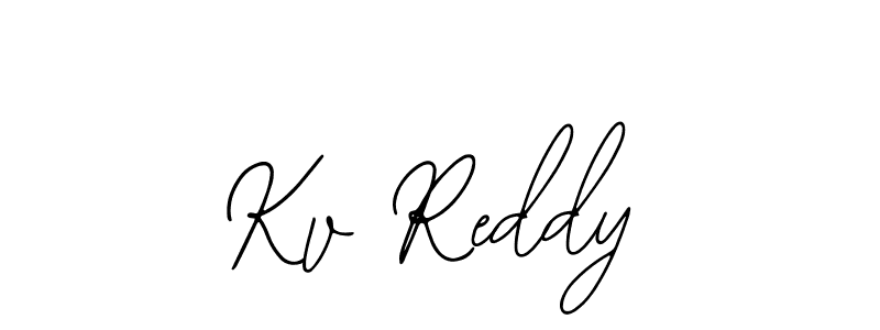 Kv Reddy stylish signature style. Best Handwritten Sign (Bearetta-2O07w) for my name. Handwritten Signature Collection Ideas for my name Kv Reddy. Kv Reddy signature style 12 images and pictures png