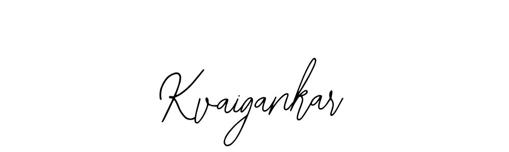 Design your own signature with our free online signature maker. With this signature software, you can create a handwritten (Bearetta-2O07w) signature for name Kvaigankar. Kvaigankar signature style 12 images and pictures png