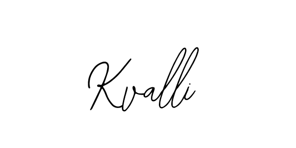 Kvalli stylish signature style. Best Handwritten Sign (Bearetta-2O07w) for my name. Handwritten Signature Collection Ideas for my name Kvalli. Kvalli signature style 12 images and pictures png