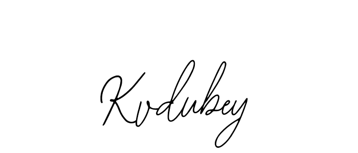 How to make Kvdubey signature? Bearetta-2O07w is a professional autograph style. Create handwritten signature for Kvdubey name. Kvdubey signature style 12 images and pictures png
