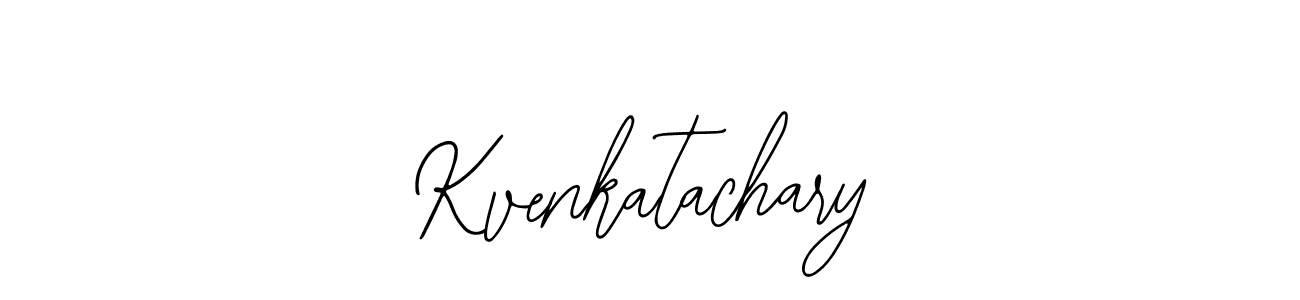How to make Kvenkatachary name signature. Use Bearetta-2O07w style for creating short signs online. This is the latest handwritten sign. Kvenkatachary signature style 12 images and pictures png