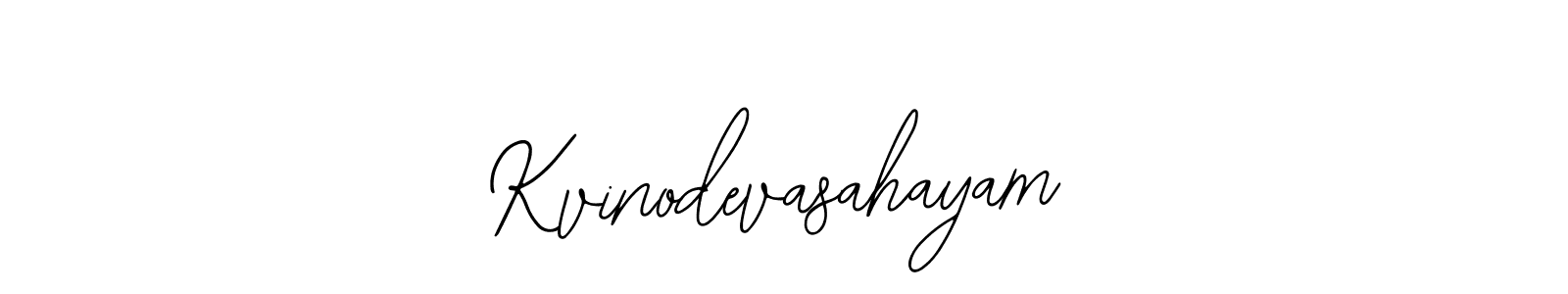 Similarly Bearetta-2O07w is the best handwritten signature design. Signature creator online .You can use it as an online autograph creator for name Kvinodevasahayam. Kvinodevasahayam signature style 12 images and pictures png