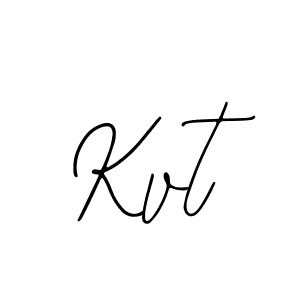 How to make Kvt name signature. Use Bearetta-2O07w style for creating short signs online. This is the latest handwritten sign. Kvt signature style 12 images and pictures png