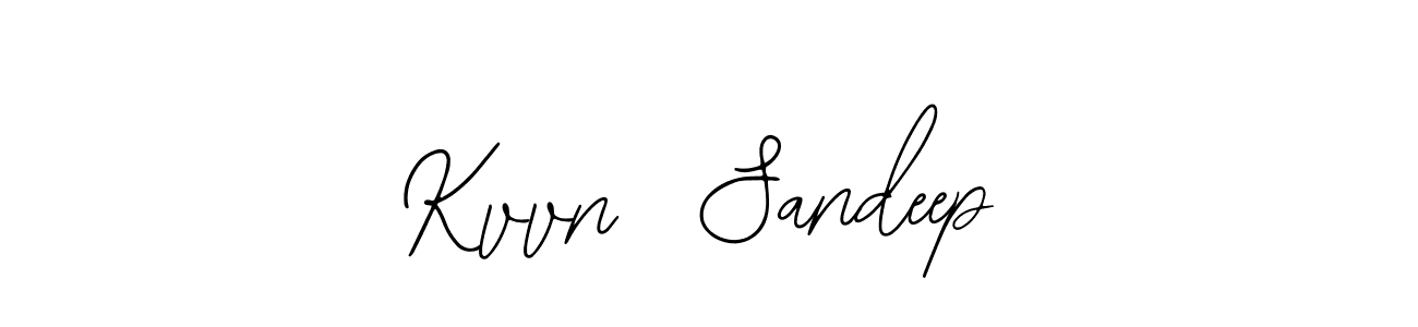 Also we have Kvvn  Sandeep name is the best signature style. Create professional handwritten signature collection using Bearetta-2O07w autograph style. Kvvn  Sandeep signature style 12 images and pictures png