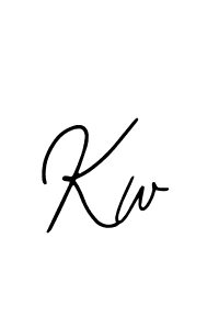 How to make Kw name signature. Use Bearetta-2O07w style for creating short signs online. This is the latest handwritten sign. Kw signature style 12 images and pictures png