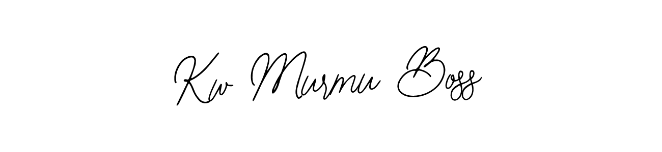 You should practise on your own different ways (Bearetta-2O07w) to write your name (Kw Murmu Boss) in signature. don't let someone else do it for you. Kw Murmu Boss signature style 12 images and pictures png