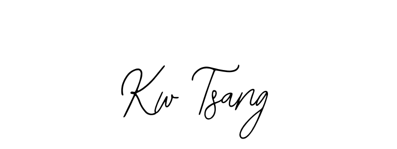 Create a beautiful signature design for name Kw Tsang. With this signature (Bearetta-2O07w) fonts, you can make a handwritten signature for free. Kw Tsang signature style 12 images and pictures png