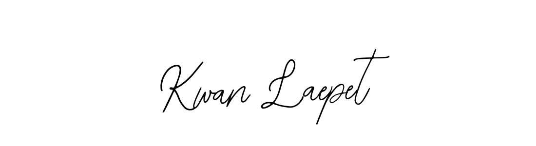 Use a signature maker to create a handwritten signature online. With this signature software, you can design (Bearetta-2O07w) your own signature for name Kwan Laepet. Kwan Laepet signature style 12 images and pictures png