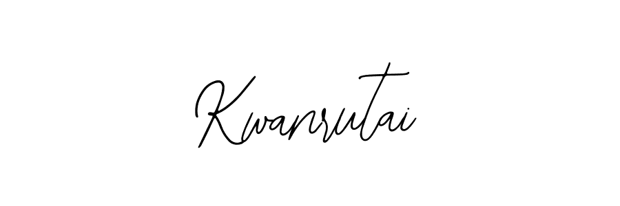 How to make Kwanrutai signature? Bearetta-2O07w is a professional autograph style. Create handwritten signature for Kwanrutai name. Kwanrutai signature style 12 images and pictures png