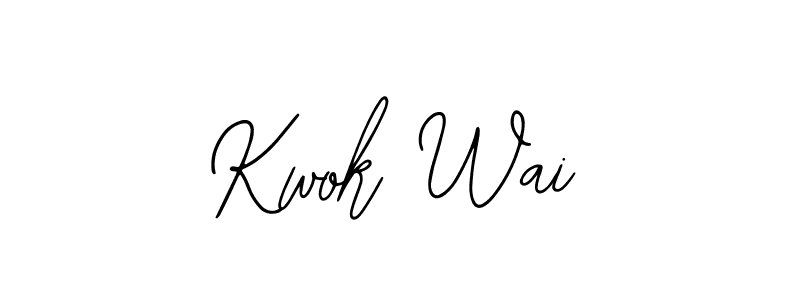 Design your own signature with our free online signature maker. With this signature software, you can create a handwritten (Bearetta-2O07w) signature for name Kwok Wai. Kwok Wai signature style 12 images and pictures png