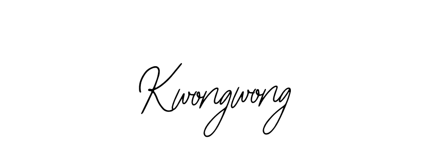 How to make Kwongwong name signature. Use Bearetta-2O07w style for creating short signs online. This is the latest handwritten sign. Kwongwong signature style 12 images and pictures png