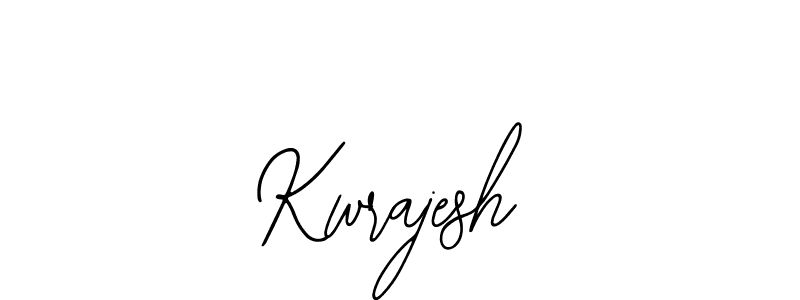 if you are searching for the best signature style for your name Kwrajesh. so please give up your signature search. here we have designed multiple signature styles  using Bearetta-2O07w. Kwrajesh signature style 12 images and pictures png