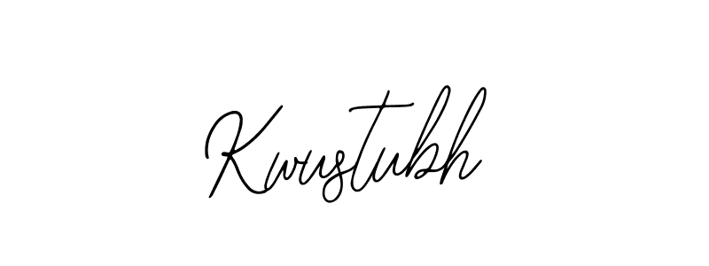 You should practise on your own different ways (Bearetta-2O07w) to write your name (Kwustubh) in signature. don't let someone else do it for you. Kwustubh signature style 12 images and pictures png