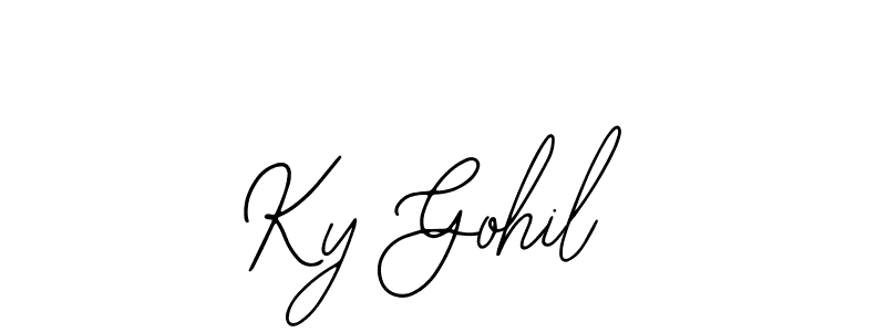 See photos of Ky Gohil official signature by Spectra . Check more albums & portfolios. Read reviews & check more about Bearetta-2O07w font. Ky Gohil signature style 12 images and pictures png