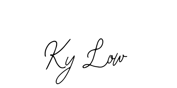 Use a signature maker to create a handwritten signature online. With this signature software, you can design (Bearetta-2O07w) your own signature for name Ky Low. Ky Low signature style 12 images and pictures png