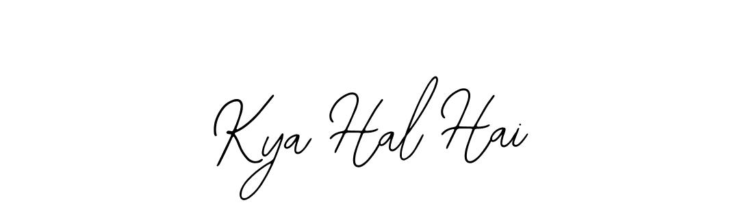 You can use this online signature creator to create a handwritten signature for the name Kya Hal Hai. This is the best online autograph maker. Kya Hal Hai signature style 12 images and pictures png