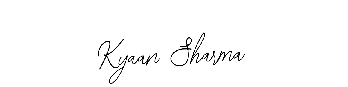 Kyaan Sharma stylish signature style. Best Handwritten Sign (Bearetta-2O07w) for my name. Handwritten Signature Collection Ideas for my name Kyaan Sharma. Kyaan Sharma signature style 12 images and pictures png