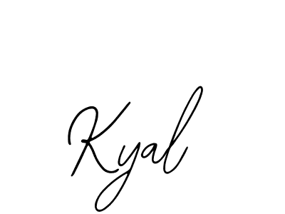 Kyal stylish signature style. Best Handwritten Sign (Bearetta-2O07w) for my name. Handwritten Signature Collection Ideas for my name Kyal. Kyal signature style 12 images and pictures png