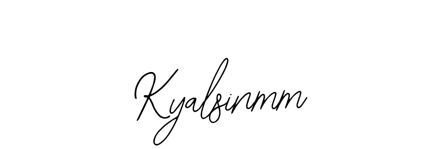 Bearetta-2O07w is a professional signature style that is perfect for those who want to add a touch of class to their signature. It is also a great choice for those who want to make their signature more unique. Get Kyalsinmm name to fancy signature for free. Kyalsinmm signature style 12 images and pictures png