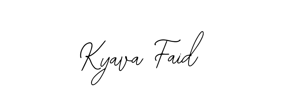 Best and Professional Signature Style for Kyava Faid. Bearetta-2O07w Best Signature Style Collection. Kyava Faid signature style 12 images and pictures png