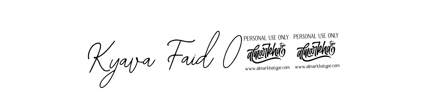 Design your own signature with our free online signature maker. With this signature software, you can create a handwritten (Bearetta-2O07w) signature for name Kyava Faid 024. Kyava Faid 024 signature style 12 images and pictures png