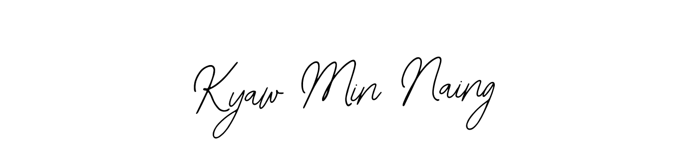 How to make Kyaw Min Naing signature? Bearetta-2O07w is a professional autograph style. Create handwritten signature for Kyaw Min Naing name. Kyaw Min Naing signature style 12 images and pictures png