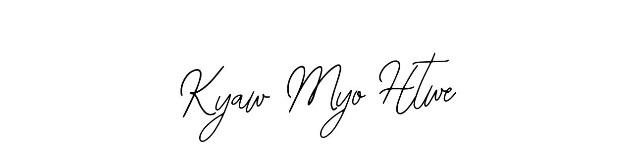 if you are searching for the best signature style for your name Kyaw Myo Htwe. so please give up your signature search. here we have designed multiple signature styles  using Bearetta-2O07w. Kyaw Myo Htwe signature style 12 images and pictures png