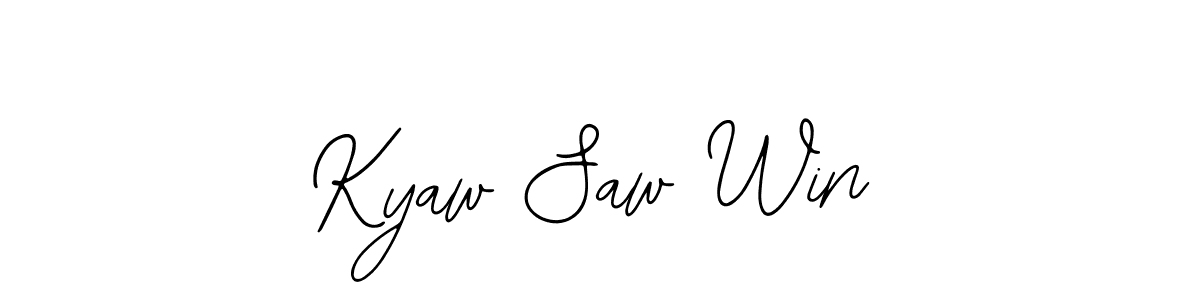 This is the best signature style for the Kyaw Saw Win name. Also you like these signature font (Bearetta-2O07w). Mix name signature. Kyaw Saw Win signature style 12 images and pictures png