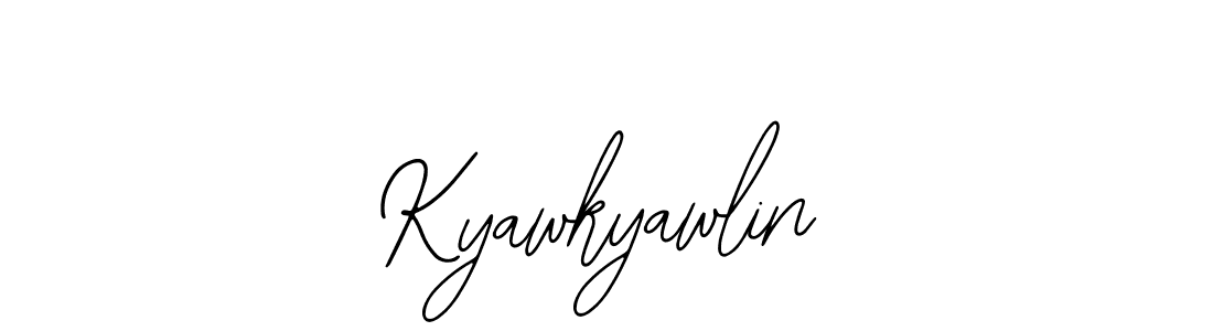 Make a beautiful signature design for name Kyawkyawlin. Use this online signature maker to create a handwritten signature for free. Kyawkyawlin signature style 12 images and pictures png