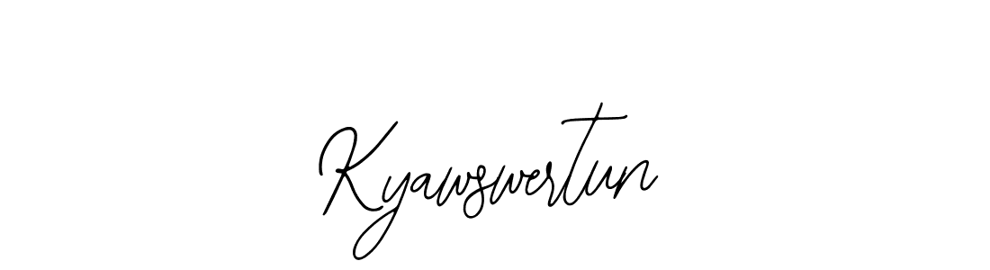 You can use this online signature creator to create a handwritten signature for the name Kyawswertun. This is the best online autograph maker. Kyawswertun signature style 12 images and pictures png