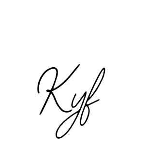 Make a beautiful signature design for name Kyf. Use this online signature maker to create a handwritten signature for free. Kyf signature style 12 images and pictures png