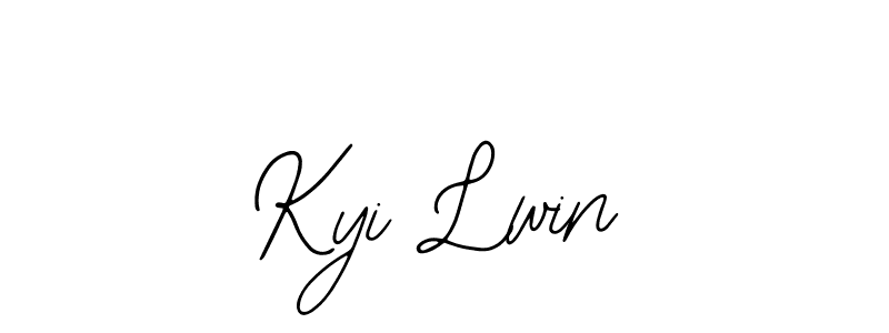 You should practise on your own different ways (Bearetta-2O07w) to write your name (Kyi Lwin) in signature. don't let someone else do it for you. Kyi Lwin signature style 12 images and pictures png