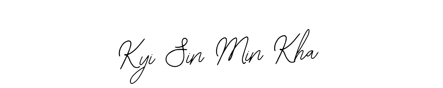 Use a signature maker to create a handwritten signature online. With this signature software, you can design (Bearetta-2O07w) your own signature for name Kyi Sin Min Kha. Kyi Sin Min Kha signature style 12 images and pictures png