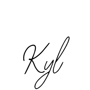 The best way (Bearetta-2O07w) to make a short signature is to pick only two or three words in your name. The name Kyl include a total of six letters. For converting this name. Kyl signature style 12 images and pictures png