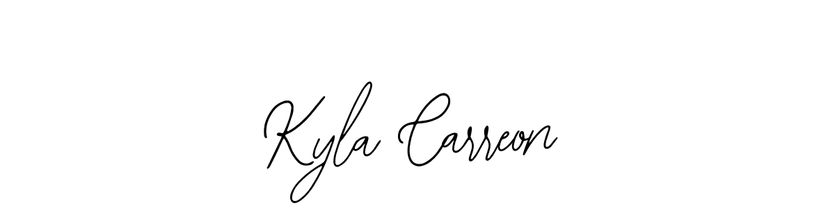 The best way (Bearetta-2O07w) to make a short signature is to pick only two or three words in your name. The name Kyla Carreon include a total of six letters. For converting this name. Kyla Carreon signature style 12 images and pictures png