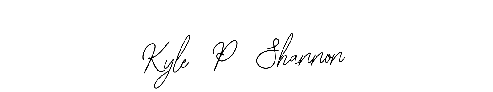 You can use this online signature creator to create a handwritten signature for the name Kyle  P  Shannon. This is the best online autograph maker. Kyle  P  Shannon signature style 12 images and pictures png