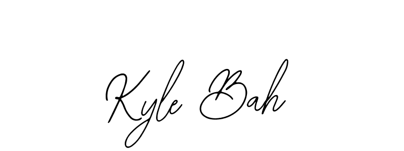 Make a beautiful signature design for name Kyle Bah. Use this online signature maker to create a handwritten signature for free. Kyle Bah signature style 12 images and pictures png