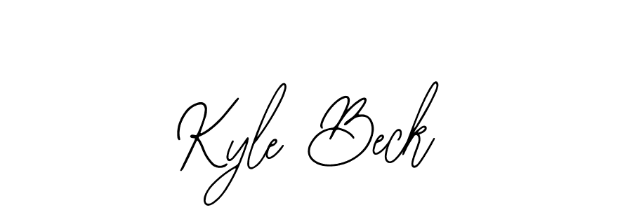 Create a beautiful signature design for name Kyle Beck. With this signature (Bearetta-2O07w) fonts, you can make a handwritten signature for free. Kyle Beck signature style 12 images and pictures png