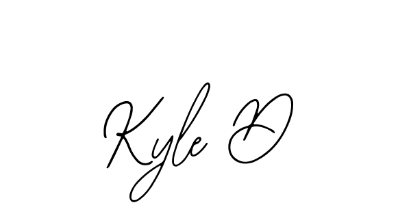 Also You can easily find your signature by using the search form. We will create Kyle D name handwritten signature images for you free of cost using Bearetta-2O07w sign style. Kyle D signature style 12 images and pictures png