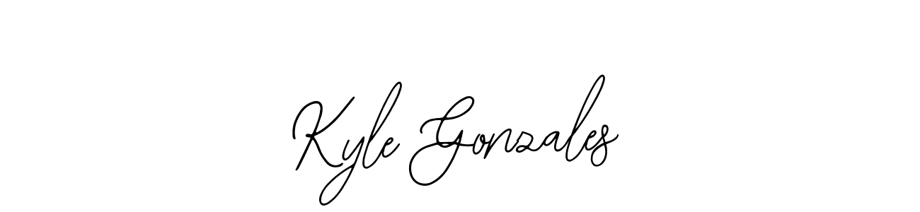 Bearetta-2O07w is a professional signature style that is perfect for those who want to add a touch of class to their signature. It is also a great choice for those who want to make their signature more unique. Get Kyle Gonzales name to fancy signature for free. Kyle Gonzales signature style 12 images and pictures png
