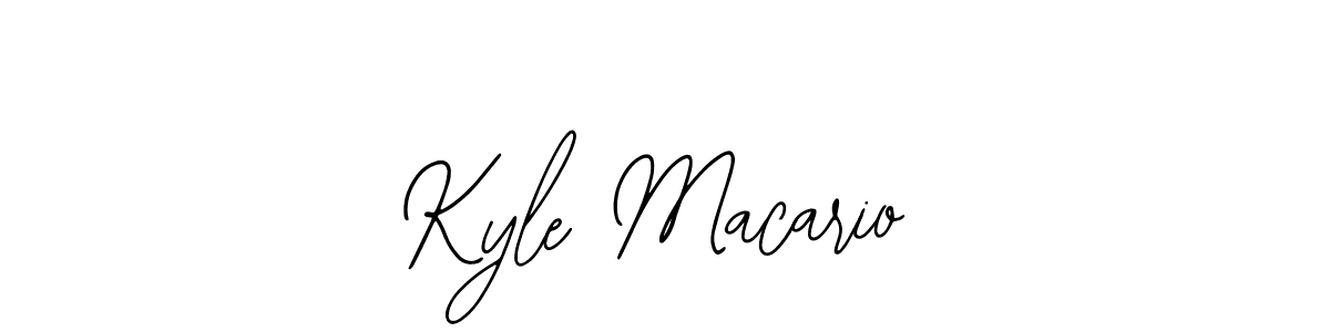 How to make Kyle Macario signature? Bearetta-2O07w is a professional autograph style. Create handwritten signature for Kyle Macario name. Kyle Macario signature style 12 images and pictures png